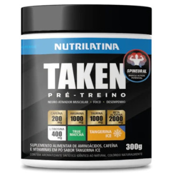 PRE-TREINO TAKEN TANGERINA ICE Nutrilatina 300g