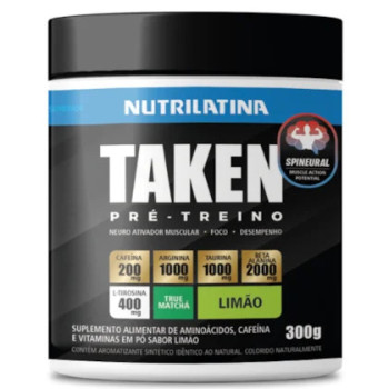 PRE-TREINO TAKEN LIMAO Nutrilatina 300g