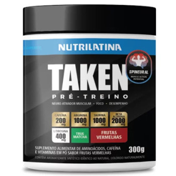 PRE-TREINO TAKEN FRUTAS VERMELHAS Nutrilatina 300g