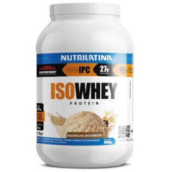 WHEY PROTEIN ISO BAUNILHA Nutrilatina 900g
