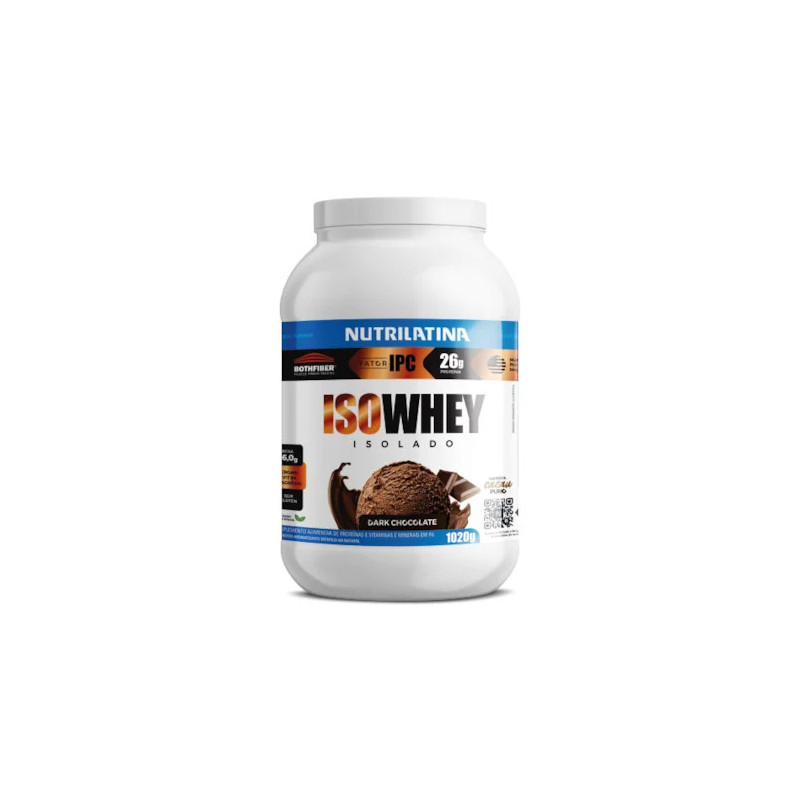 WHEY PROTEIN ISO CHOCOLATE Nutrilatina 1020g WHEY PROTEIN ISO CHOCOLATE Nutrilatina 1020g