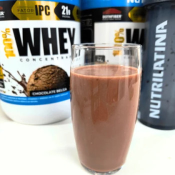 WHEY PROTEIN CONCENTRADO CHOCOLATE BELGA NUTRILATINA 1020g