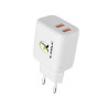 Carregador de Celular Parede com 2 Portas USB 3.0A 25W Bivolt Branco - X-Cell - XC-UR74B