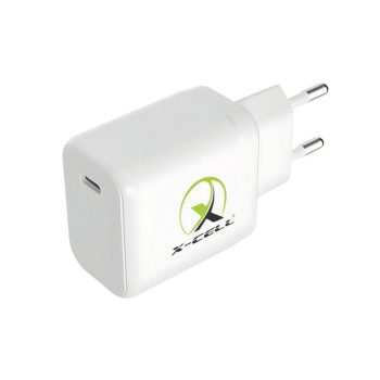 Carregador de Celular Parede com 1 Porta Type-C 3.0A 40W GaN Bivolt Branco X-Cell - XC-UR90B
