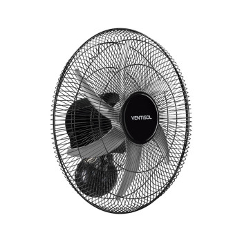 Ventilador de Parede Ventisol 50CM Bivolt 200 Watts 6 Pás Preto - 5319