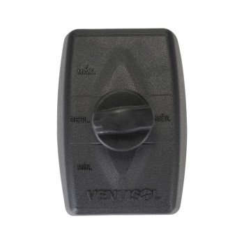 Ventilador de Parede Ventisol 50CM Bivolt 200 Watts 6 Pás Preto - 5319