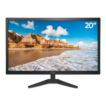 Monitor TCN | Goldentec Office Tela 20 LED IPS 60hz 5ms HD Preto 1x VGA 1x HDMI - 65200