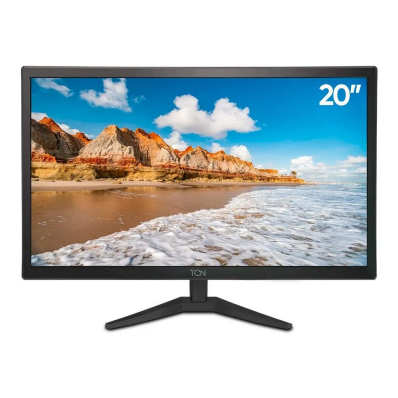Monitor TCN | Goldentec Office Tela 20 LED IPS 60hz 5ms HD Preto 1x VGA 1x HDMI - 65200 Monitor TCN | Goldentec Office Tela 20 LED IPS 60hz 5ms HD Preto 1x VGA 1x HDMI - 65200