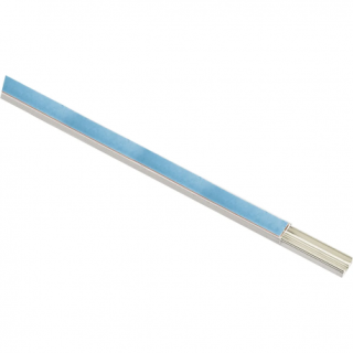 CANALETA 20X10X2.00MM 2 CANAIS BR C/ D.FACE (57300/119)