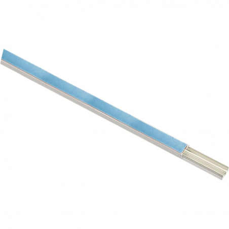 CANALETA 20X10X2.00MM 2 CANAIS BR C/ D.FACE (57300/119)