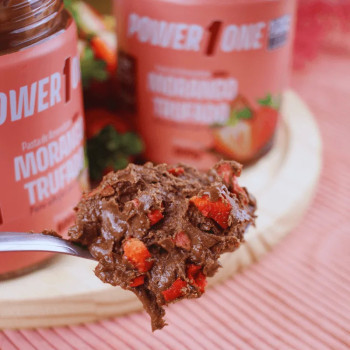 Pasta de Amendoim Power1One - Morango Trufado 600 G