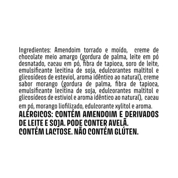 Pasta de Amendoim Power1One - Morango Trufado 600 G