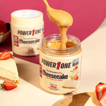 Pasta de Amendoim Power1One - Cheesecake 600 G