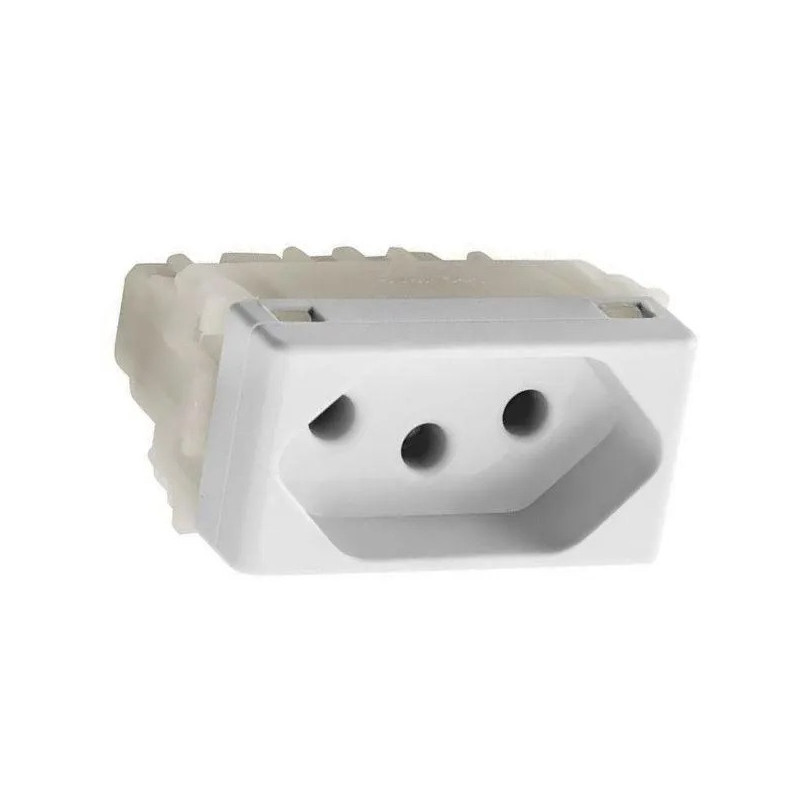 MODULO TOMADA 2P+T 20A BRANCO (57217/032) TRAMONTINA MODULO TOMADA 2P+T 20A BRANCO (57217/032) TRAMONTINA