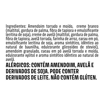 Pasta de Amendoim Power1One - Bombom de Avela 600 G