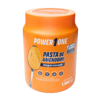 Pasta de Amendoim Power1One - Crocante 1,005 Kg