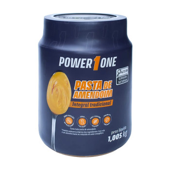 Pasta de Amendoim Power1One - Tradicional 1,005 Kg