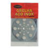 GRELHA INOX 10X10CM QUADRADA C/ FECHO OVERTIME