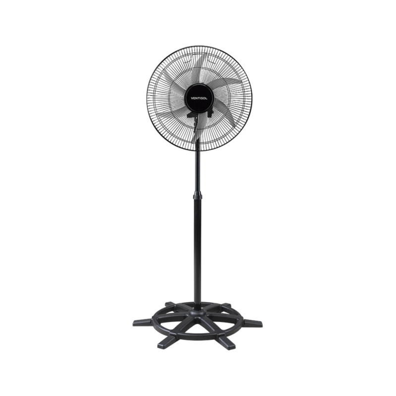 Ventilador de Coluna Ventisol 50CM Bivolt 200 Watts 6 Pás Preto/Cinza - 5317 Ventilador de Coluna Ventisol 50CM Bivolt 200 Watts 6 Pás Preto/Cinza - 5317