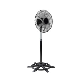 Ventilador de Coluna Ventisol 50CM Bivolt 200 Watts 6 Pás Preto/Cinza - 5317