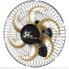 Ventilador de Parede Venti Delta 40CM Bivolt 140 Watts 6 Pás Preto - 57-4300