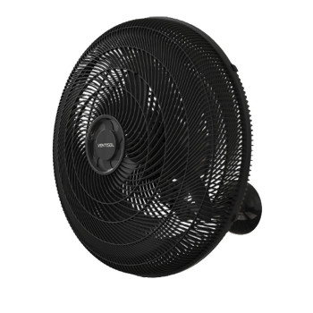 Ventilador de Parede Ventisol 50CM 127 Volts 130 Watts 3 Pás Preto - 14063