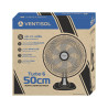 Ventilador de Mesa Ventisol 50CM 127 Volts 135 Watts 6 Pás Preto/Bronze - 7938