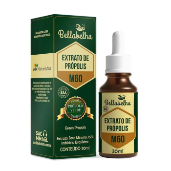 EXTRATO DE PRÓPOLIS M60 - 30ML – BELLABELHA
