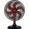 Ventilador de Mesa Ventisol 50CM 127 Volts 135 Watts 6 Pás Preto/Vermelho - 10030