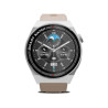 Relógio Smartwatch GT Classic 1.28 Pol Android/ iOS Bluetooth 5.0 Resistente D'água - Goldentec - Bege - 60860