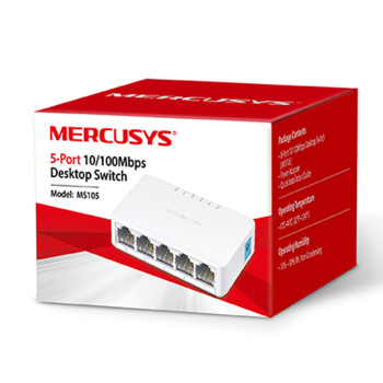 Switch Mercusys MS105 5 Portas 10/100 Mbps - MS105