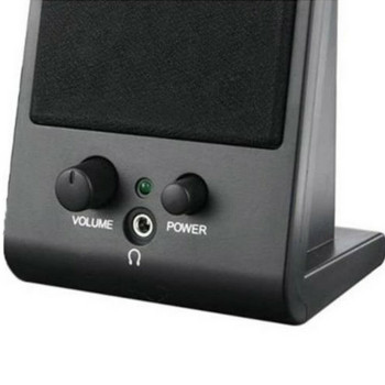 Caixa de Som Multilaser Flat 2.0 Canais 3W RMS Preto USB - SP009