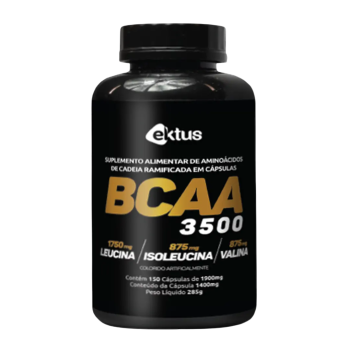 BCAA 3500 150 CAPS DE 1900MG - EKTUS