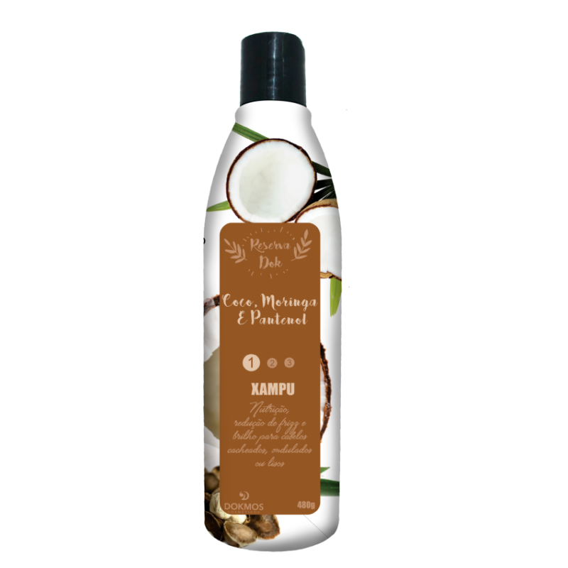 SHAMPOO COCO, MORINGA E PANTENOL - 480G SHAMPOO COCO, MORINGA E PANTENOL - 480G
