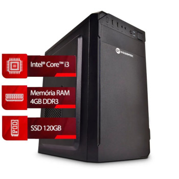 Micro Computador Goldentec F-GCL - 64801/ 68517 Core i3 2120 Memória 4 GB SSD 120 GB sem Monitor