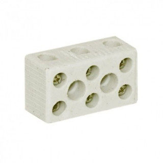CONECTOR PORCELANA 10MM 3POLOS DECORLUX