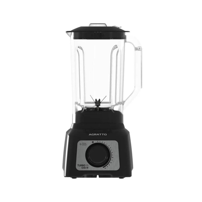 Liquidificador Agratto Turbo Cristal 3,2L 15 Velocidades + Função Pulsar/Limpar - ALIQ05N-01
