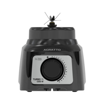 Liquidificador Agratto Turbo Cristal 3,2L 15 Velocidades + Função Pulsar/Limpar - ALIQ05N-01