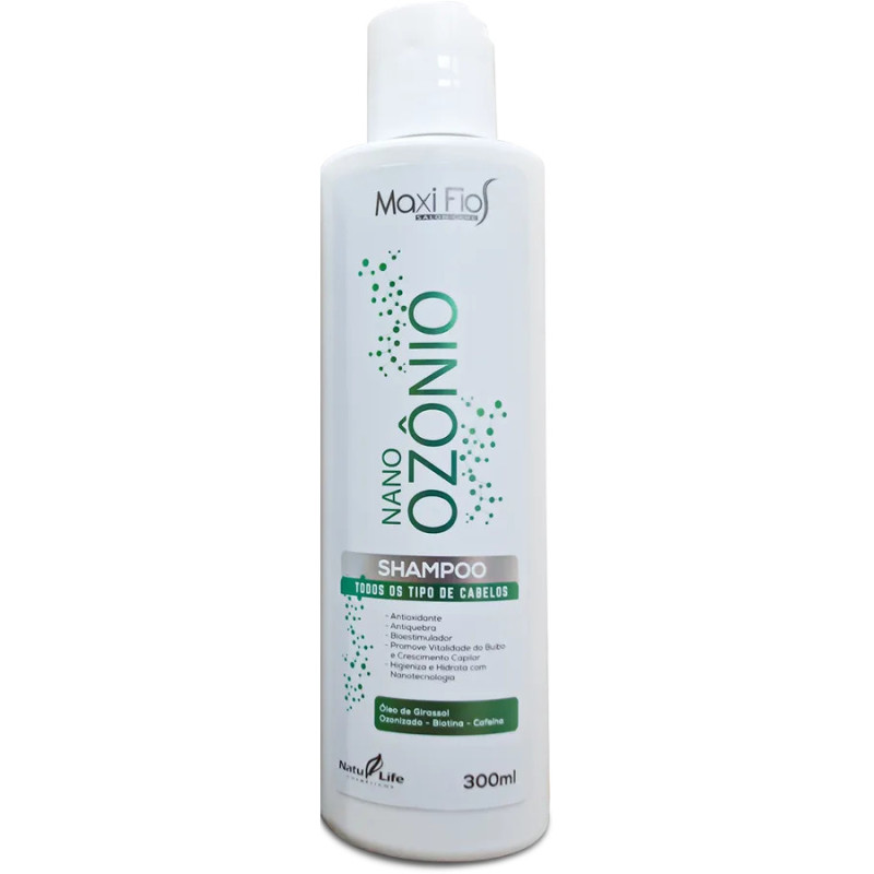 SHAMPOO NANO OZONIO MAX FIOS 300 ML SHAMPOO NANO OZONIO MAX FIOS 300 ML