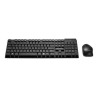 Kit Teclado + Mouse sem Fio Multimídia com Teclas Flutuante Multilaser 1200dpi Preto - TC251