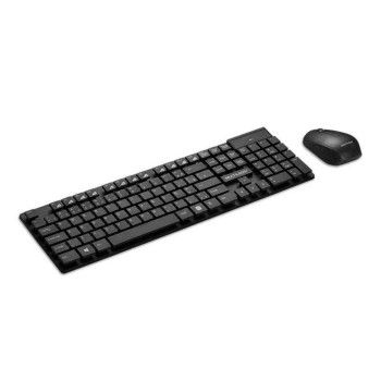 Kit Teclado + Mouse sem Fio Multimídia com Teclas Flutuante Multilaser 1200dpi Preto - TC251