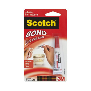 Adesivo Instantâneo Scotch Bond 3g 3M 3m