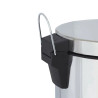 Lixeira de Aço Inox com Pedal Redonda 12 L Ágata