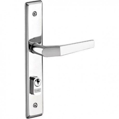 FECHADURA EXTERNA 03001.0711.01 (40X53) CROMADO / INOX POPLINE SOPRANO