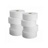 Papel Higiênico Institucional Branco Lisse Neutro 9,5cm x 300 Metros Folha Simples - 403 - Pacote com 8 Rolos