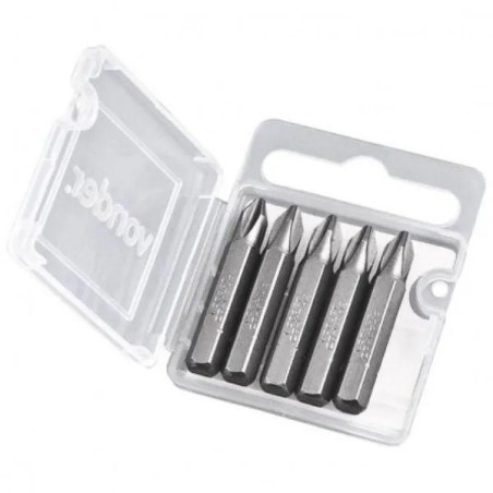 KIT BITS/PONTEIRA 5PCS CRV ENC 1/4 VONDER
