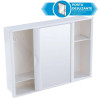 ARMARIO BANHEIRO 29X41X10CM BRANCO (A21BR1) ASTRA