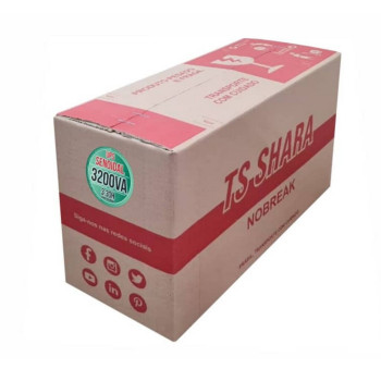No-Break Senoidal TS Shara Ups 3.2 KVA Entrada Bivolt e Saída Bivolt 2 Baterias - USB + RS232+SNMP