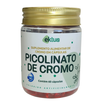 PICOLINATO DE CROMO 60 CAPS DE 400MG - EKTUS