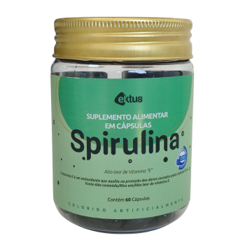 SPIRULINA 60 CAPS DE 1550MG - EKTUS